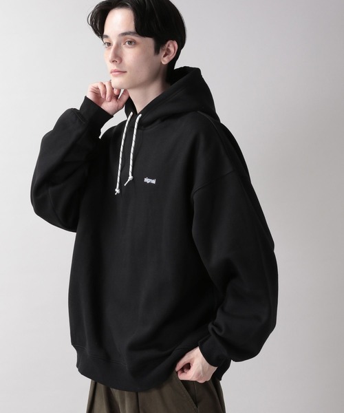 RAGEBLUE（レイジブルー）の「【SIGNAL SPORTS】裏起毛スウェット/ワンポイント刺繍パーカー（パーカー・メンズ・ブルー/ホワイト/ブラック・MEDIUM/LARGE）」の11枚目の写真