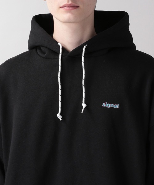 RAGEBLUE（レイジブルー）の「【SIGNAL SPORTS】裏起毛スウェット/ワンポイント刺繍パーカー（パーカー・メンズ・ブルー/ホワイト/ブラック・MEDIUM/LARGE）」の21枚目の写真