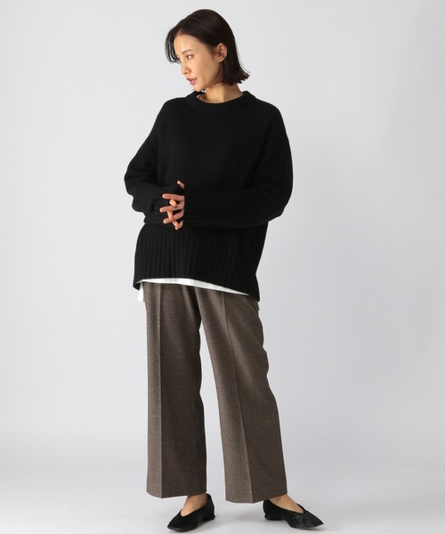 BARNYARDSTORM（バンヤードストーム）の「BARNYARDSTORM / ハラコトウステッチスクエアフラット（その他シューズ・レディース・ブラック/ダークブラウン・36/37/38/39/35）」の18枚目の写真