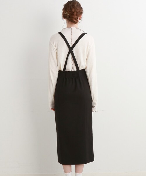 Cutie Blonde（キューティーブロンド）の「◆サス付きナロースカート（スカート・レディース・ブラック/サンドベージュ・01/02/03）」の15枚目の写真