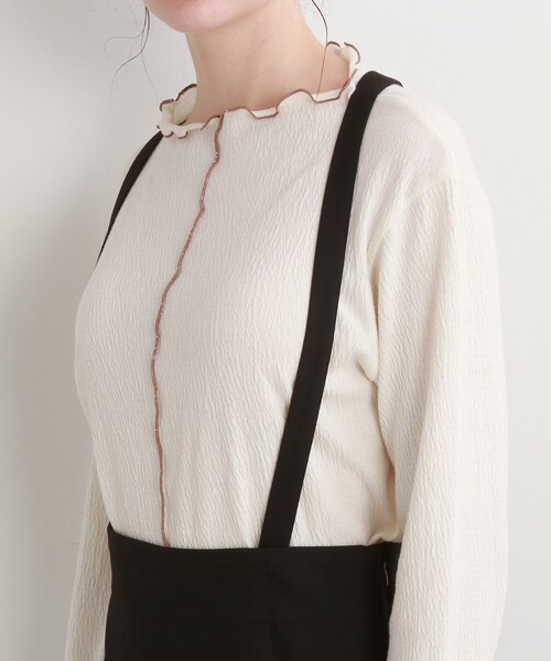 Cutie Blonde（キューティーブロンド）の「◆サス付きナロースカート（スカート・レディース・ブラック/サンドベージュ・01/02/03）」の3枚目の写真