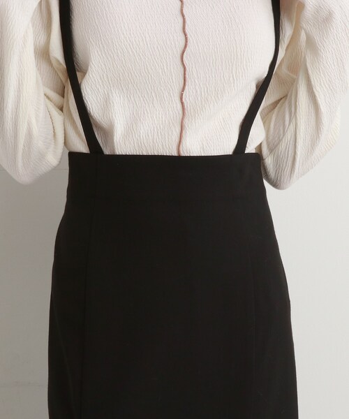 Cutie Blonde（キューティーブロンド）の「◆サス付きナロースカート（スカート・レディース・ブラック/サンドベージュ・01/02/03）」の5枚目の写真