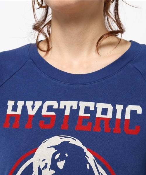 HYSTERIC GLAMOUR(ヒステリックグラマー)の「STAR WOMAN FACE pt OP(ワンピース・レディース・ブルー/トップグレー/ブラック・FREE)」の8枚目の写真