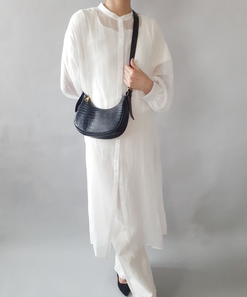 thank U more(サンキューモア)の「レザー ラウンドカット ショルダーバッグ(ショルダーバッグ・レディース・ブラック/ブラウン・FREE)」の8枚目の写真
