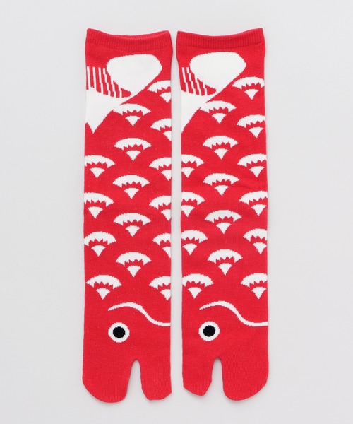 カヤ(カヤ)の「【カヤ】足袋型くつ下25~28cm 鯛(ソックス/靴下・メンズ・その他1・FREE)」の1枚目の写真