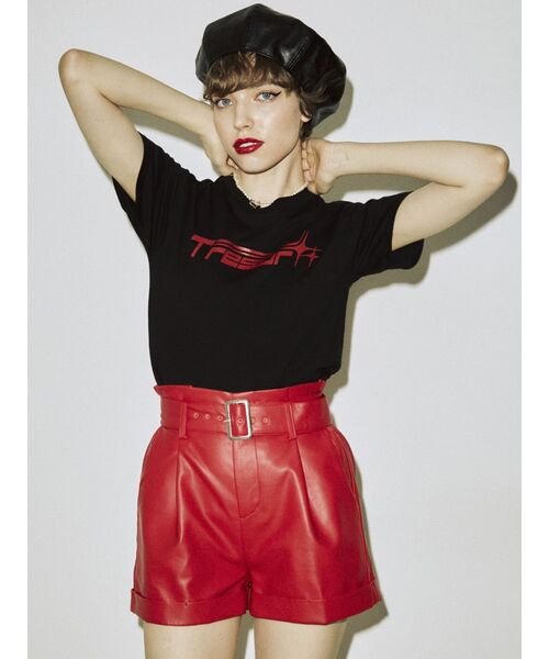 jouetie（ジュエティ）の「ハイウエストキュロット（その他パンツ・レディース・レッド/インディゴブルー/ブラック/ブラウン・MEDIUM）」の18枚目の写真