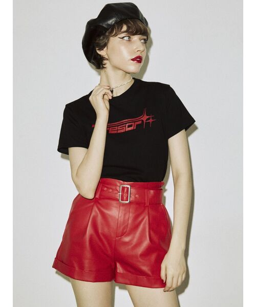 jouetie（ジュエティ）の「ハイウエストキュロット（その他パンツ・レディース・レッド/インディゴブルー/ブラック/ブラウン・MEDIUM）」の19枚目の写真