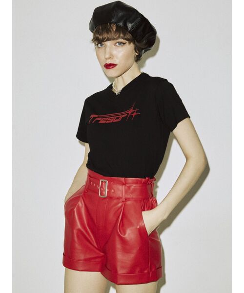 jouetie（ジュエティ）の「ハイウエストキュロット（その他パンツ・レディース・レッド/インディゴブルー/ブラック/ブラウン・MEDIUM）」の20枚目の写真