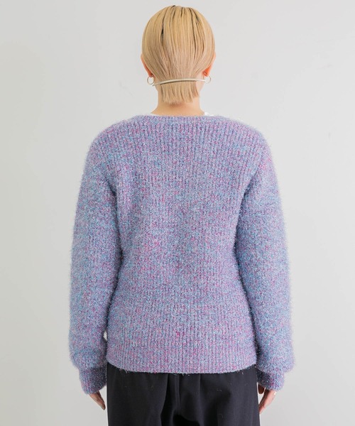 iI（アイ）の「iI　glitter v neck pullover（ニット/セーター・レディース・ブラック系その他/ピンク系その他/キャメル/ミント・FREE）」の17枚目の写真