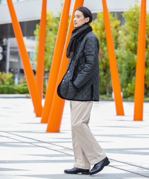 URBAN RESEARCH DOORS(アーバンリサーチドアーズ)の「LIFE STYLE TAILOR サイドラインウールマフラー(マフラー・メンズ・ネイビー/ブラウン/ブラック/オリーブ・-)」の6枚目の写真