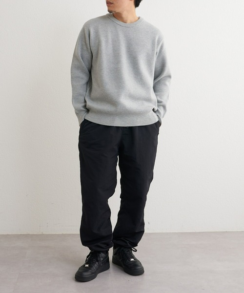 CIAOPANIC TYPY（チャオパニックティピー）の「□ウール混起毛スムースニットプルオーバー（ニット/セーター・メンズ・チャコールグレー/サックスブルー/グリーン/オフホワイト/グレイッシュベージュ/ブルー/ミント/グレー・M/L）」の17枚目の写真