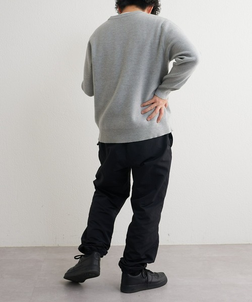 CIAOPANIC TYPY（チャオパニックティピー）の「□ウール混起毛スムースニットプルオーバー（ニット/セーター・メンズ・チャコールグレー/サックスブルー/グリーン/オフホワイト/グレイッシュベージュ/ブルー/ミント/グレー・M/L）」の19枚目の写真