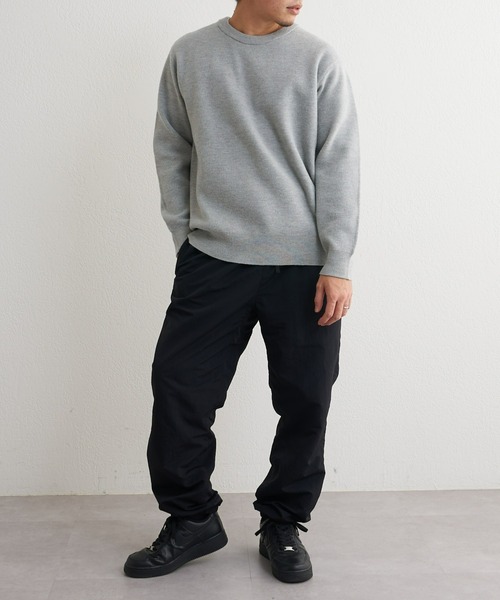 CIAOPANIC TYPY（チャオパニックティピー）の「□ウール混起毛スムースニットプルオーバー（ニット/セーター・メンズ・チャコールグレー/サックスブルー/グリーン/オフホワイト/グレイッシュベージュ/ブルー/ミント/グレー・M/L）」の21枚目の写真