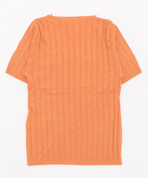 Burner(バーナー)の「【OKUOKU 0909】VネックニットTシャツ oku-tops-618674961560-10(ニット/セーター・レディース・C/D/E/F/A/H/B/G・FREE)」の9枚目の写真