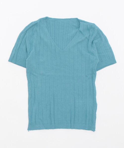 Burner(バーナー)の「【OKUOKU 0909】VネックニットTシャツ oku-tops-618674961560-10(ニット/セーター・レディース・C/D/E/F/A/H/B/G・FREE)」の16枚目の写真