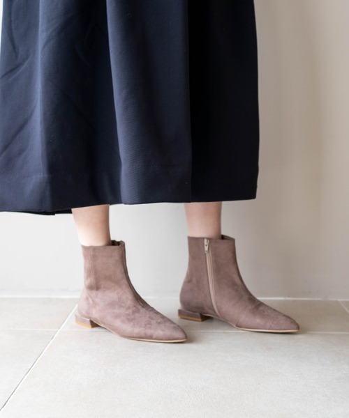 Launa lea（ラウナレア）の「ポインテッドトゥショートブーツ(0499)（ブーツ・レディース・ブラック/グレー系その他・S/M/L/LL）」の11枚目の写真