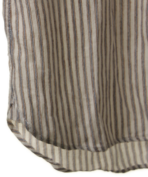 PAR ICI（パーリッシィ）の「ストライプ柄シャツワンピース（シャツワンピース・レディース・ホワイト・FREE）」の5枚目の写真