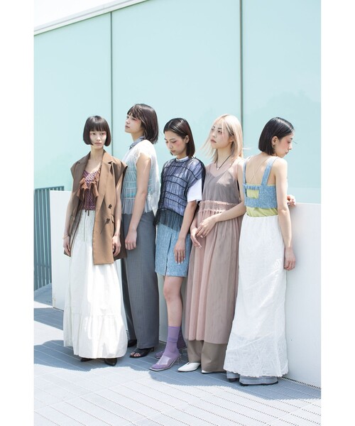 Ray BEAMS(レイビームス)の「Ray BEAMS / バイヤス キリカエ スカート(スカート・レディース・ブラック/ホワイト・ONE SIZE)」の7枚目の写真