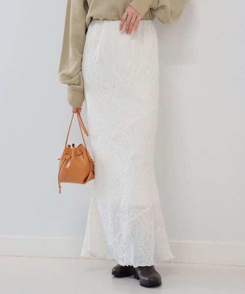 Ray BEAMS(レイビームス)の「Ray BEAMS / バイヤス キリカエ スカート(スカート・レディース・ブラック/ホワイト・ONE SIZE)」の11枚目の写真