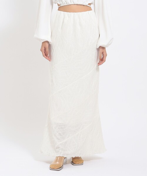 Ray BEAMS(レイビームス)の「Ray BEAMS / バイヤス キリカエ スカート(スカート・レディース・ブラック/ホワイト・ONE SIZE)」の15枚目の写真