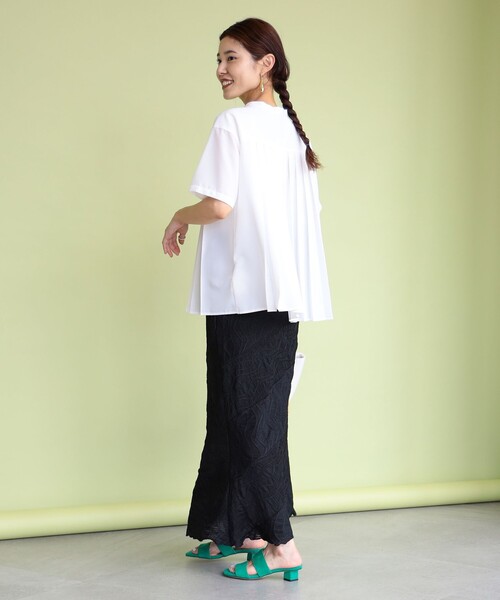 Ray BEAMS(レイビームス)の「Ray BEAMS / バイヤス キリカエ スカート(スカート・レディース・ブラック/ホワイト・ONE SIZE)」の18枚目の写真