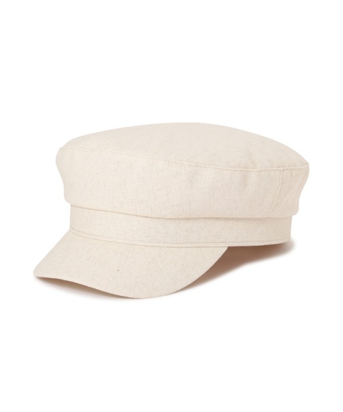 FREE'S MART（フリーズマート）の「◆リネンライクマリンキャス（キャスケット・レディース・ブラック/ベージュ・ﾌﾘ-）」の9枚目の写真