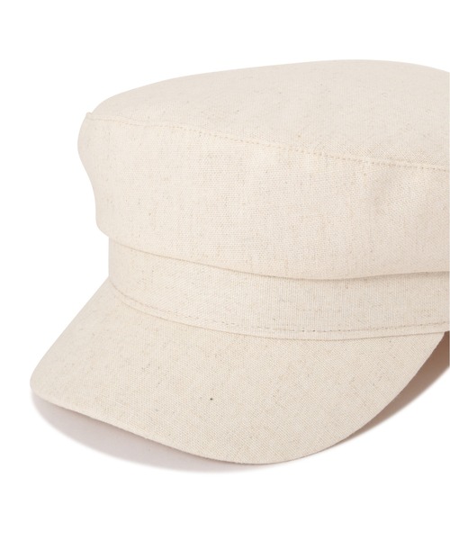 FREE'S MART（フリーズマート）の「◆リネンライクマリンキャス（キャスケット・レディース・ブラック/ベージュ・ﾌﾘ-）」の11枚目の写真