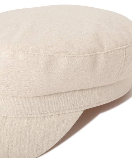 FREE'S MART（フリーズマート）の「◆リネンライクマリンキャス（キャスケット・レディース・ブラック/ベージュ・ﾌﾘ-）」の12枚目の写真