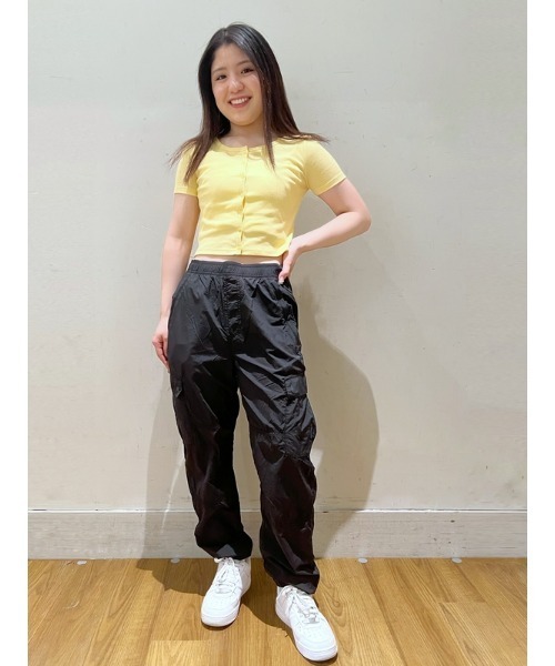 GAP(ギャップ)の「リブクロップ Tシャツ(カーディガン)(カーディガン/ボレロ・レディース・ホワイト/ブラック/オレンジ系その他/グリーン/ブルー/イエロー/コーラル・XXS/M/XS/XL/L/S)」の21枚目の写真