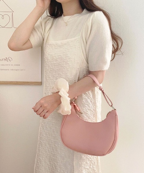 GeeRA（ジーラ）の「ぽこぽこカットジャガードキャミワンピース（ワンピース・レディース・ブラウン/アイボリー/ブラック/グリーン・SMALL/X-LARGE/LARGE/MEDIUM）」の11枚目の写真