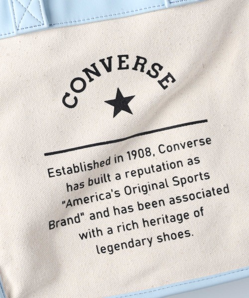 CONVERSE（コンバース）の「【CONVERSE】パイピングロゴショルダーバッグ（ショルダーバッグ・レディース・サックスブルー/ブラック/キナリ・ONE SIZE）」の5枚目の写真
