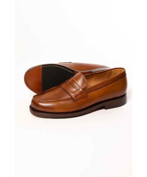 Berwick1707(バーウィック)の「Berwick バーウィック ローファー 4456 ゴム×レザー ソール(ローファー・メンズ・グレー/ブラウン・7.5/7/6.5/6/5.5/8/8.5)」の3枚目の写真