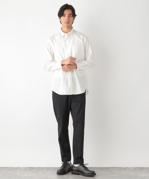 GLOBAL WORK(グローバルワーク)の「ブロードレギュラーシャツ/163413(シャツ/ブラウス・メンズ・ホワイト/ライトブルー/オレンジ/ブルー系その他6・X-LARGE/SMALL/MEDIUM/LARGE)」の5枚目の写真