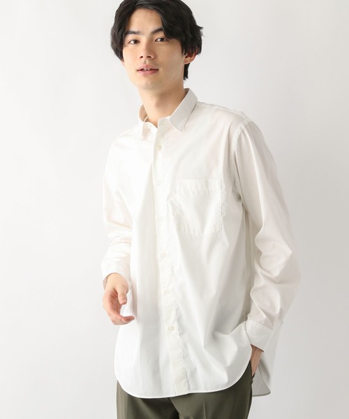 GLOBAL WORK(グローバルワーク)の「ブロードレギュラーシャツ/163413(シャツ/ブラウス・メンズ・ホワイト/ライトブルー/オレンジ/ブルー系その他6・X-LARGE/SMALL/MEDIUM/LARGE)」の6枚目の写真