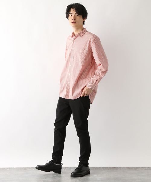 GLOBAL WORK(グローバルワーク)の「ブロードレギュラーシャツ/163413(シャツ/ブラウス・メンズ・ホワイト/ライトブルー/オレンジ/ブルー系その他6・X-LARGE/SMALL/MEDIUM/LARGE)」の9枚目の写真