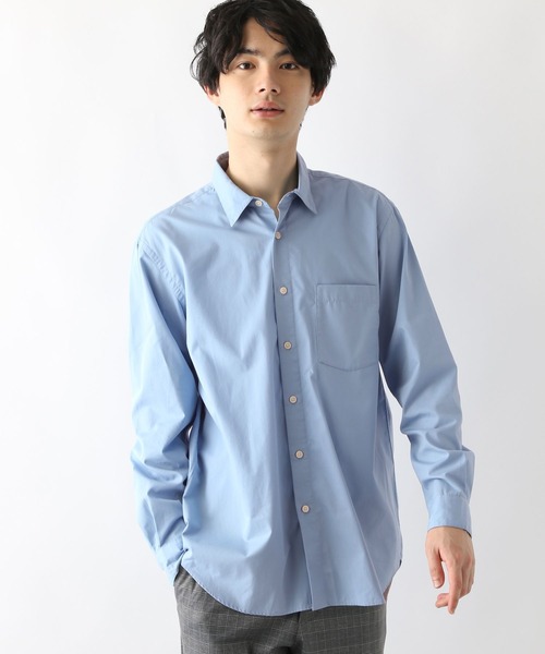 GLOBAL WORK(グローバルワーク)の「ブロードレギュラーシャツ/163413(シャツ/ブラウス・メンズ・ホワイト/ライトブルー/オレンジ/ブルー系その他6・X-LARGE/SMALL/MEDIUM/LARGE)」の12枚目の写真