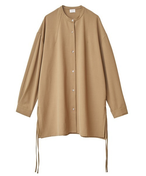 MANOF（マノフ）の「SIDE GATHER STAND SHIRT（シャツ/ブラウス