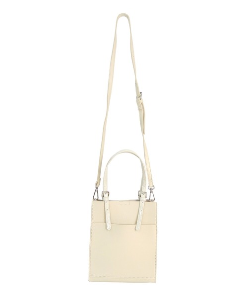 minia（ミニア）の「ベルテッドハンドルミニバッグ（トートバッグ・レディース・イエロー/ピンク/アイボリー/モカ・FREE）」の6枚目の写真