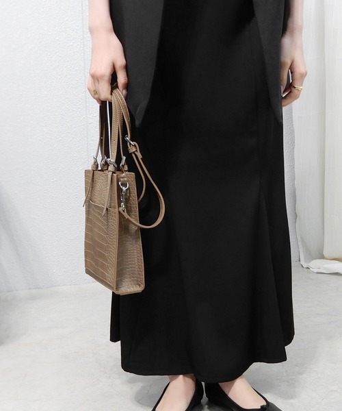 minia（ミニア）の「ベルテッドハンドルミニバッグ（トートバッグ・レディース・イエロー/ピンク/アイボリー/モカ・FREE）」の20枚目の写真