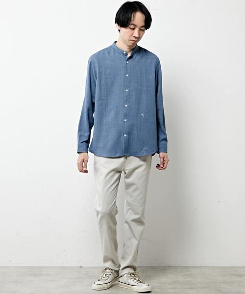 MEN'S MELROSE(メンズメルローズ)の「マルチファンクション5ポケットストロングテーパードパンツ(チノパンツ・メンズ・グレー/ブラック/ベージュ・3/4/5/2)」の13枚目の写真