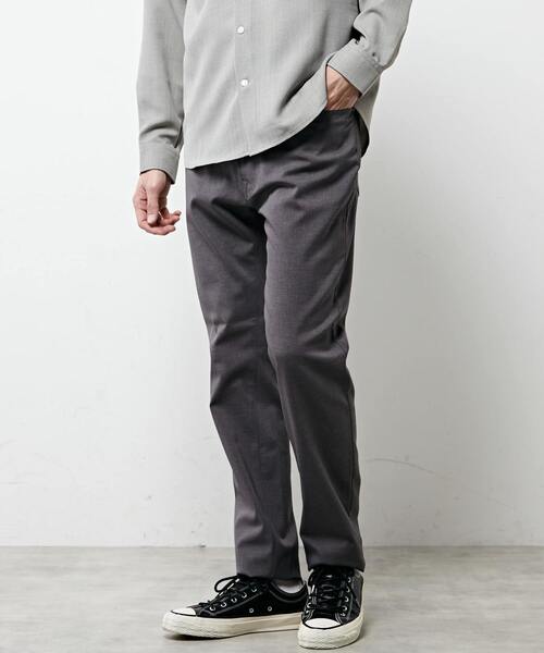 MEN'S MELROSE(メンズメルローズ)の「マルチファンクション5ポケットストロングテーパードパンツ(チノパンツ・メンズ・グレー/ブラック/ベージュ・3/4/5/2)」の14枚目の写真