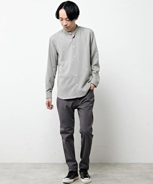 MEN'S MELROSE(メンズメルローズ)の「マルチファンクション5ポケットストロングテーパードパンツ(チノパンツ・メンズ・グレー/ブラック/ベージュ・3/4/5/2)」の15枚目の写真