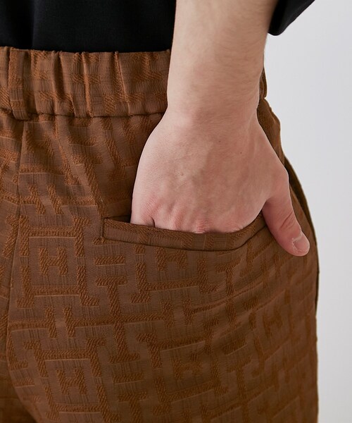 tk.TAKEO KIKUCHI（ティーケータケオキクチ）の「◆シャドウジャガードワイドストレートパンツ（その他パンツ・メンズ・ブラック系3/ダークグリーン系3/オレンジ系その他5・03/02）」の11枚目の写真