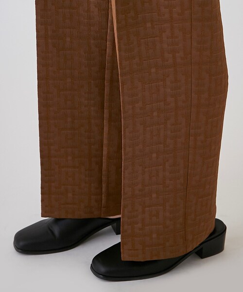 tk.TAKEO KIKUCHI（ティーケータケオキクチ）の「◆シャドウジャガードワイドストレートパンツ（その他パンツ・メンズ・ブラック系3/ダークグリーン系3/オレンジ系その他5・03/02）」の12枚目の写真