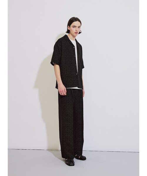 tk.TAKEO KIKUCHI（ティーケータケオキクチ）の「◆シャドウジャガードワイドストレートパンツ（その他パンツ・メンズ・ブラック系3/ダークグリーン系3/オレンジ系その他5・03/02）」の22枚目の写真