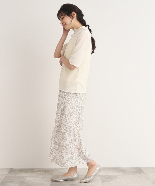 Cutie Blonde（キューティーブロンド）の「◆花柄フレアスカート（スカート・レディース・ベージュ系その他2/ブラック系/ホワイト系その他6/アイボリー系・00）」の18枚目の写真