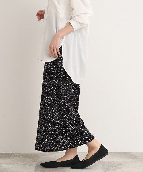 Cutie Blonde（キューティーブロンド）の「◆花柄フレアスカート（スカート・レディース・ベージュ系その他2/ブラック系/ホワイト系その他6/アイボリー系・00）」の10枚目の写真