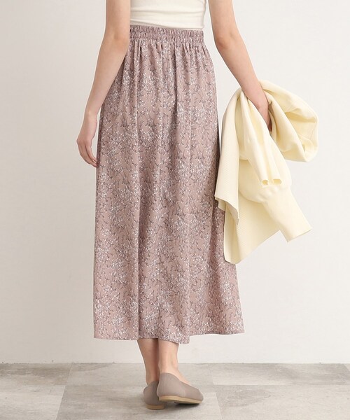 Cutie Blonde（キューティーブロンド）の「◆花柄フレアスカート（スカート・レディース・ベージュ系その他2/ブラック系/ホワイト系その他6/アイボリー系・00）」の16枚目の写真