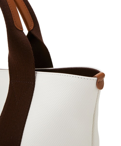 Breath TOPKAPI(ブレストプカピ)の「【Breath TOPKAPI】 NEOCANVAS ネオキャンバス テープトートバッグ M(トートバッグ・レディース・ブラック/オフホワイト/ベージュ系その他3/ライトカーキ・FREE)」の22枚目の写真