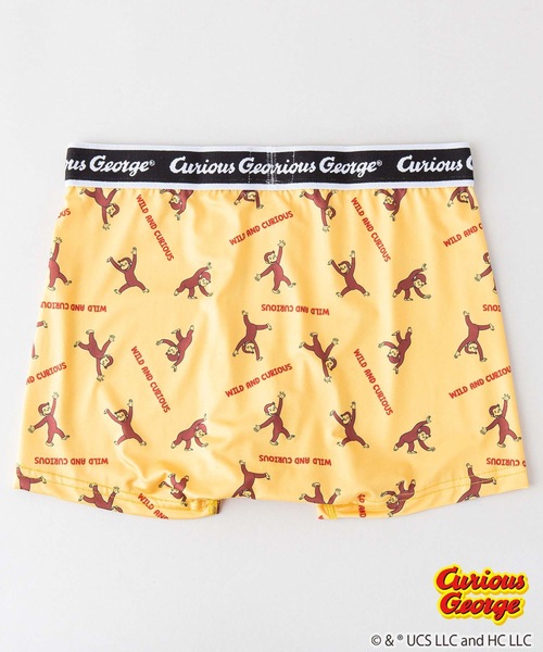 CURIOUS GEORGE/おさるのジョージ】総柄 ボクサーパンツ（ボクサー